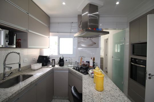 Cozinha de apartamento à venda com 2 quartos, 97m² em Santana, São Paulo