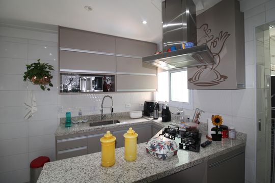 Cozinha de apartamento à venda com 2 quartos, 97m² em Santana, São Paulo