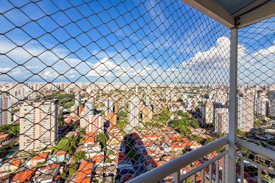 Varanda Gourmet - Vista de apartamento à venda com 4 quartos, 300m² em Vila Mariana, São Paulo