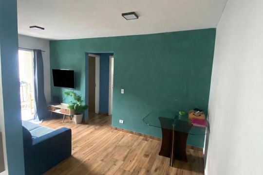 Sala de apartamento para alugar com 2 quartos, 41m² em Tijuco Preto, Cotia