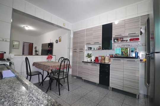 Cozinha de casa à venda com 3 quartos, 157m² em Parque Capuava, Santo André