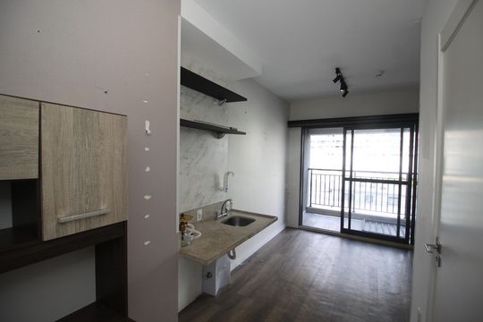 Cozinha de kitnet/studio à venda com 1 quarto, 28m² em Jardim Independência (são Paulo), São Paulo