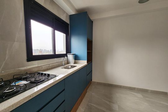Studio/cozinha de kitnet/studio para alugar com 1 quarto, 27m² em Vila Moinho Velho, São Paulo