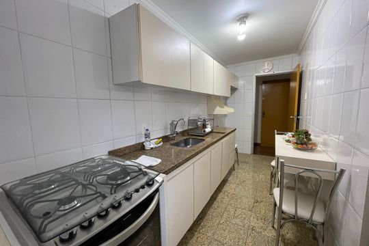 Cozinha de apartamento à venda com 3 quartos, 96m² em Jaguaré, São Paulo