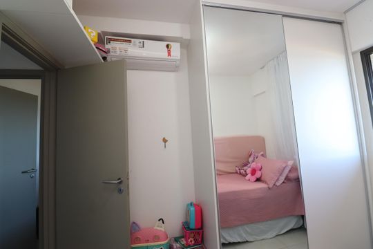 Quarto 1 de apartamento para alugar com 2 quartos, 66m² em Jaguaribe, Salvador