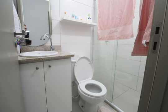 Suíte  de apartamento para alugar com 2 quartos, 66m² em Jaguaribe, Salvador