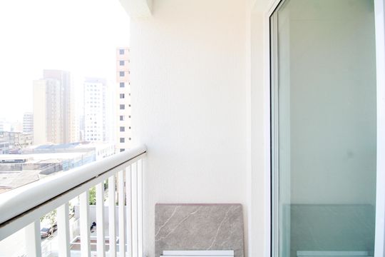 Varanda do Studio de kitnet/studio à venda com 1 quarto, 29m² em Brás, São Paulo
