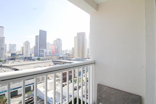 Varanda do Studio de kitnet/studio à venda com 1 quarto, 29m² em Brás, São Paulo