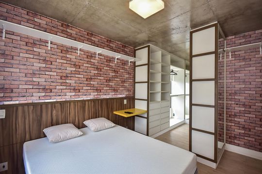 Quarto 2 de apartamento para alugar com 2 quartos, 74m² em Panamby, São Paulo