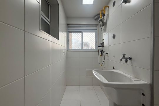 Área de Serviço de apartamento à venda com 2 quartos, 55m² em Vila Gumercindo, São Paulo