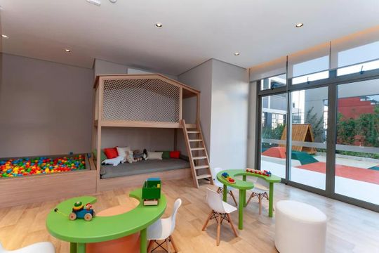 Área comum de kitnet/studio à venda com 1 quarto, 32m² em Pompeia, São Paulo