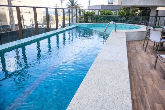 Área comum - Piscina de apartamento para alugar com 2 quartos, 59m² em Jaguaribe, Salvador
