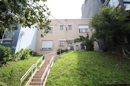 Fachada de apartamento à venda com 1 quarto, 38m² em Petrópolis, Porto Alegre