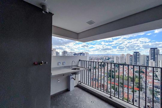 Varanda de apartamento à venda com 2 quartos, 48m² em Tatuapé, São Paulo