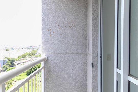 Varanda da Sala de apartamento à venda com 2 quartos, 47m² em Colônia (zona Leste), São Paulo