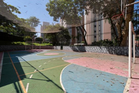 Área comum - Quadra esportiva de apartamento para alugar com 3 quartos, 195m² em Vila Amélia, São Paulo