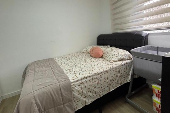 Suíte  de apartamento à venda com 2 quartos, 56m² em Taboão, São Bernardo do Campo