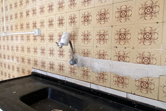 Cozinha de casa para alugar com 2 quartos, 50m² em Pestana, Osasco