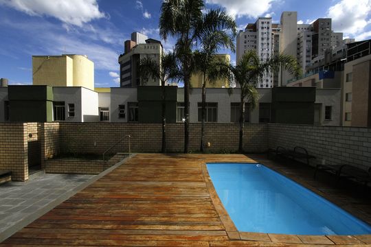 Área comum - Piscina de apartamento para alugar com 2 quartos, 98m² em Luxemburgo, Belo Horizonte