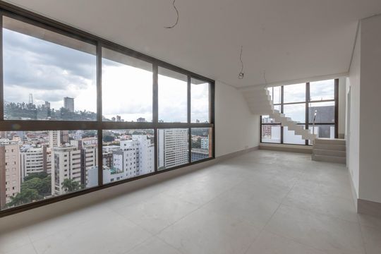 Sala de apartamento à venda com 4 quartos, 198m² em Santo Antônio, Belo Horizonte