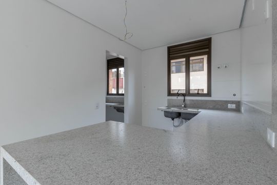 Cozinha de apartamento à venda com 3 quartos, 117m² em Santo Antônio, Belo Horizonte