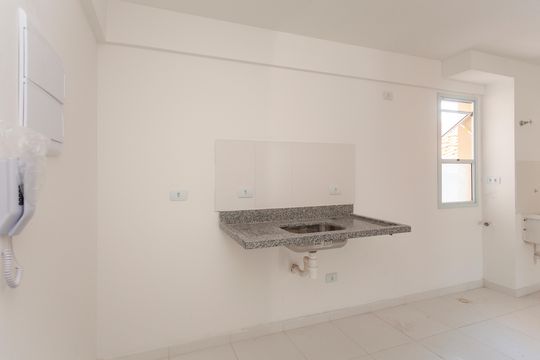 Cozinha de kitnet/studio à venda com 1 quarto, 37m² em Jardim Santa Cruz (campo Grande), São Paulo