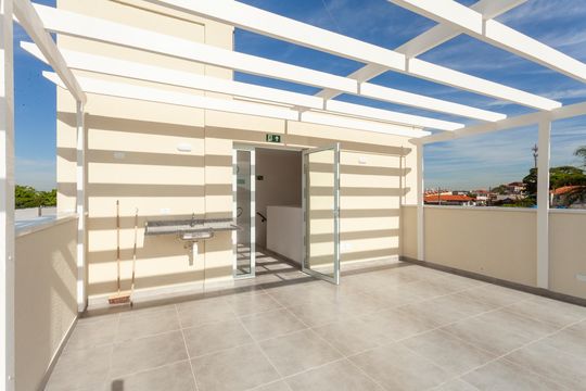 Área comum - Churrasqueira de kitnet/studio à venda com 1 quarto, 37m² em Jardim Santa Cruz (campo Grande), São Paulo
