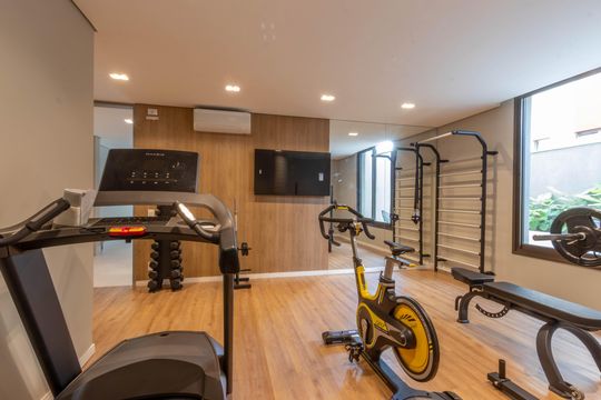 Área comum - Academia de apartamento à venda com 3 quartos, 182m² em Santo Antônio, Belo Horizonte