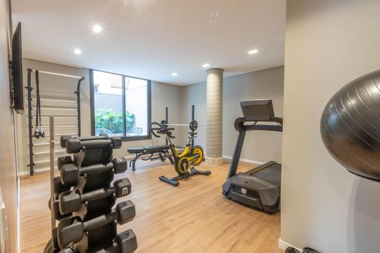 Área comum - Academia de apartamento à venda com 3 quartos, 182m² em Santo Antônio, Belo Horizonte