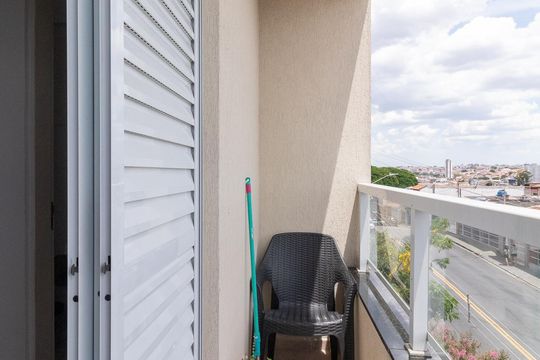 Varanda da Suíte de apartamento à venda com 3 quartos, 54m² em Cidade Patriarca, São Paulo
