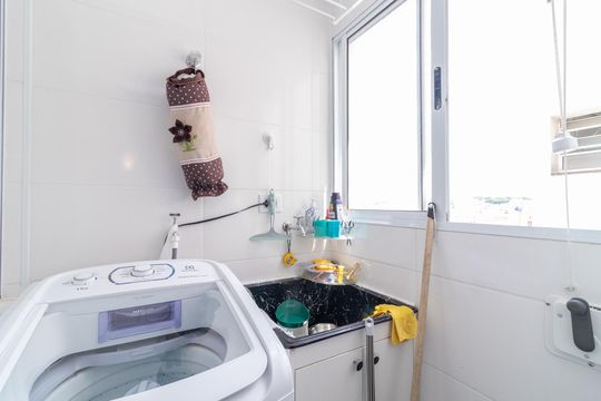 Área de Serviço de apartamento à venda com 3 quartos, 54m² em Cidade Patriarca, São Paulo
