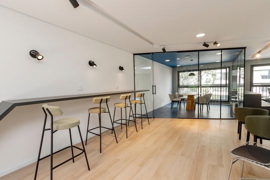 Coworking de apartamento à venda com 1 quarto, 35m² em Cidade Monções, São Paulo