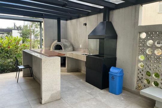 Área comum - Churrasqueira de apartamento para alugar com 1 quarto, 37m² em Vila Flora, Guarulhos