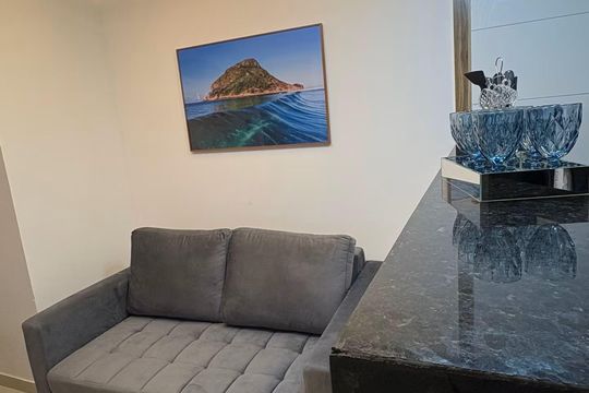 Sala de apartamento à venda com 1 quarto, 45m² em Recreio dos Bandeirantes, Rio de Janeiro