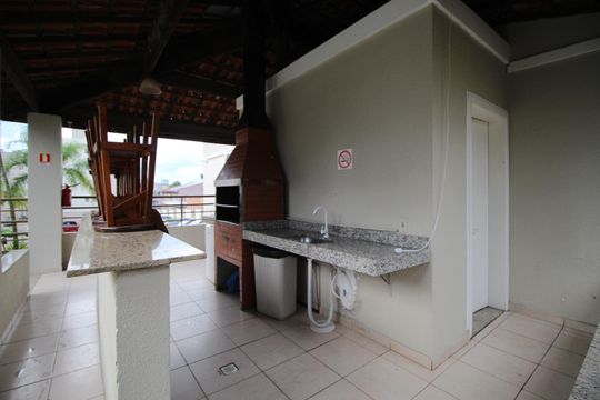Área comum - Churrasqueira de apartamento à venda com 2 quartos, 48m² em Passo das Pedras, Porto Alegre