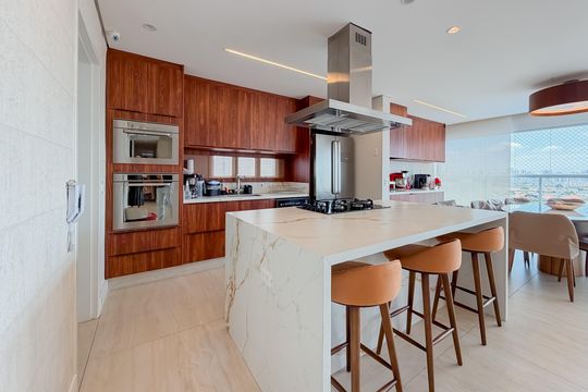 Cozinha de apartamento para alugar com 3 quartos, 146m² em Ipiranga, São Paulo