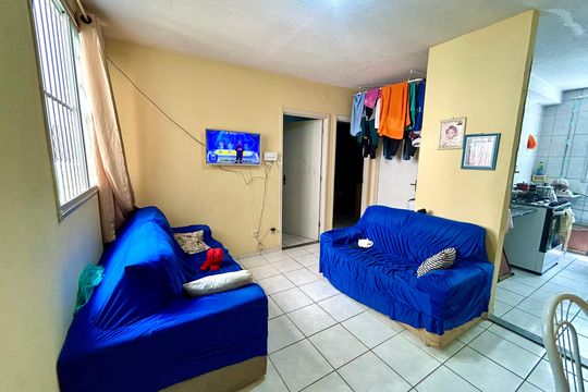 Sala de apartamento para alugar com 2 quartos, 47m² em Jardim Vermelhão, Guarulhos