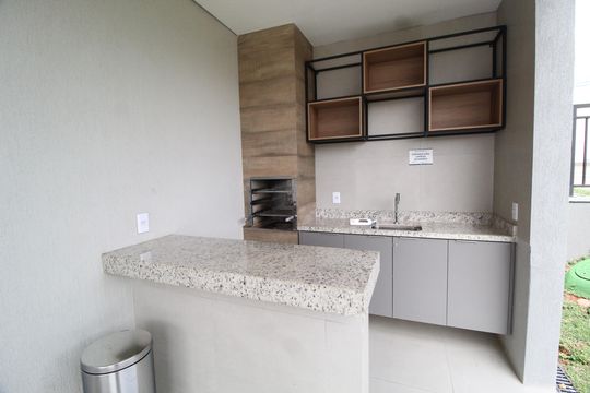 Área comum - Churrasqueira de apartamento para alugar com 2 quartos, 55m² em Shopping Park, Uberlândia
