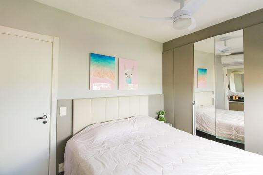 Suíte de apartamento para alugar com 1 quarto, 47m² em Marechal Rondon, Canoas
