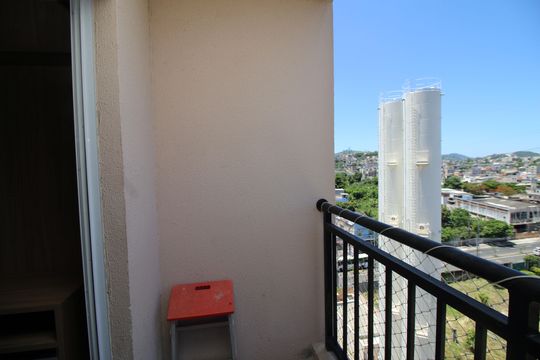 Varanda de kitnet/studio à venda com 1 quarto, 35m² em Vista Alegre, Rio de Janeiro