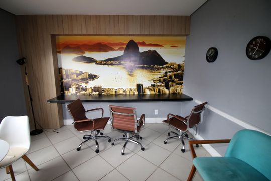 Área comum - Co working de kitnet/studio à venda com 1 quarto, 35m² em Vista Alegre, Rio de Janeiro