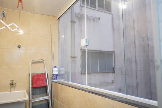 Área de Serviço de kitnet/studio para alugar com 1 quarto, 41m² em Sé, São Paulo