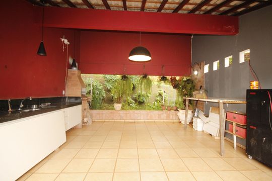 Área gourmet de casa de condomínio à venda com 3 quartos, 152m² em , Itabirito