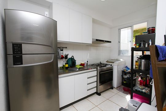 Cozinha de apartamento à venda com 2 quartos, 69m² em Palmeiras, Belo Horizonte
