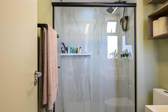 Banheiro Suíte  de apartamento à venda com 3 quartos, 82m² em Jardim Umarizal, São Paulo