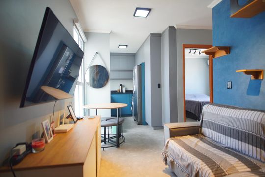 Sala de apartamento à venda com 2 quartos, 45m² em Mário Quintana, Porto Alegre
