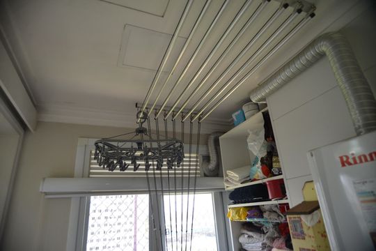 Área de Serviço de apartamento à venda com 2 quartos, 70m² em Campestre, Santo André