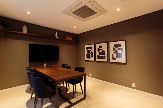 Área comum de kitnet/studio para alugar com 1 quarto, 30m² em Moema, São Paulo