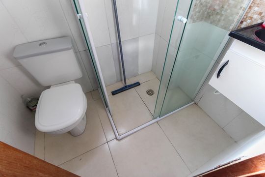 Banheiro de apartamento à venda com 2 quartos, 43m² em Vila Progresso (zona Leste), São Paulo