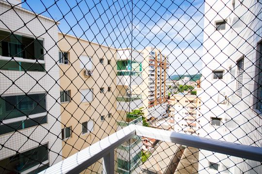 Varanda de apartamento para alugar com 2 quartos, 58m² em Guilhermina, Praia Grande